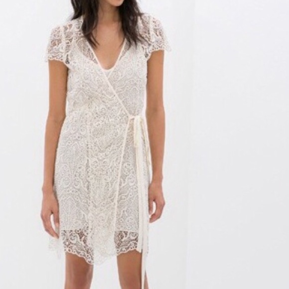 crochet wrap dress